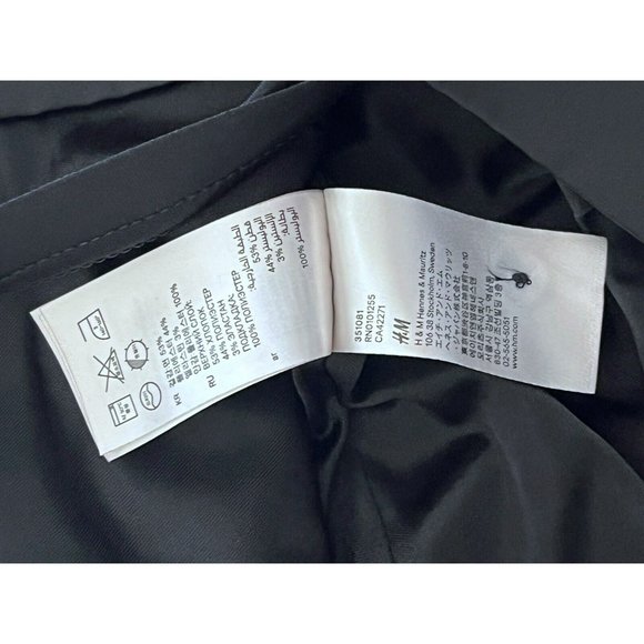 H&M  Black Pink Blue Green Color Block Body Con Sleeveless Dress 80s Sz 2 - Picture 6 of 7